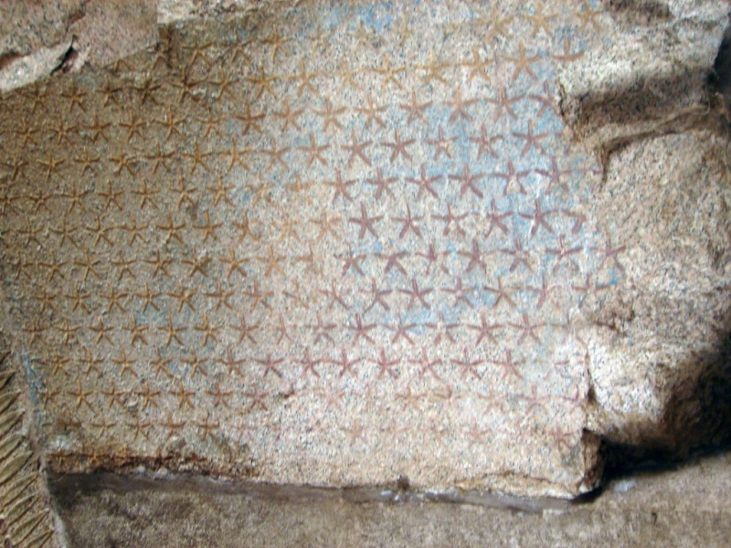 Ceilings were painted blue with stars.jpg